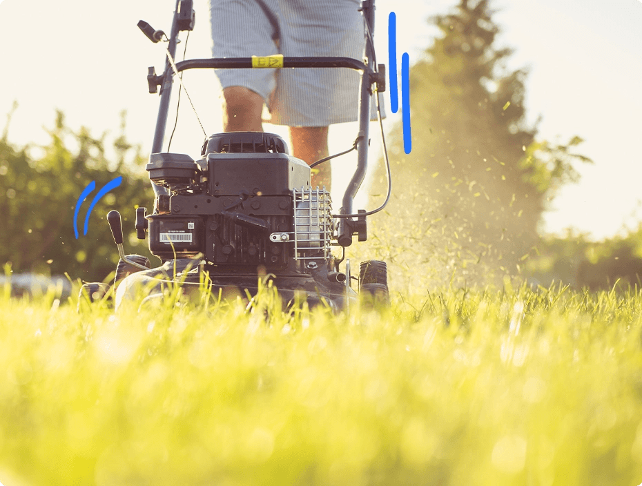 lawn-mowing